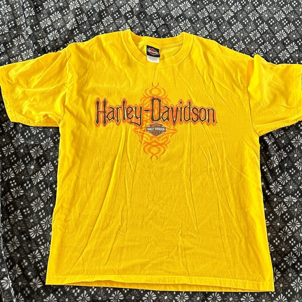 Y2K 04 Harley Davidson T-Shirt - Picture 1 of 6